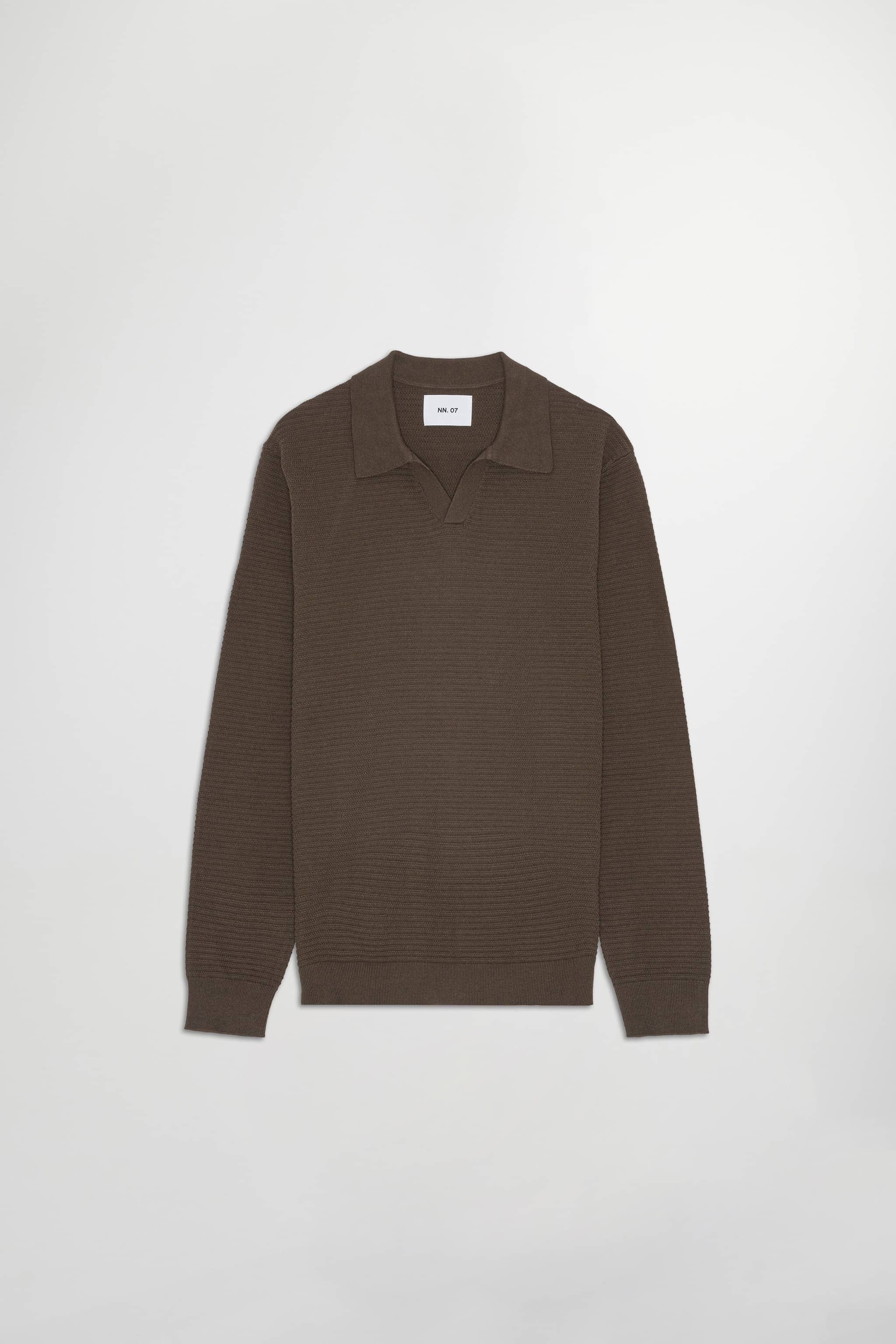 ULTERIOR ニットポロ Paul LS Polo 60019 | NN.07® Official Webshop