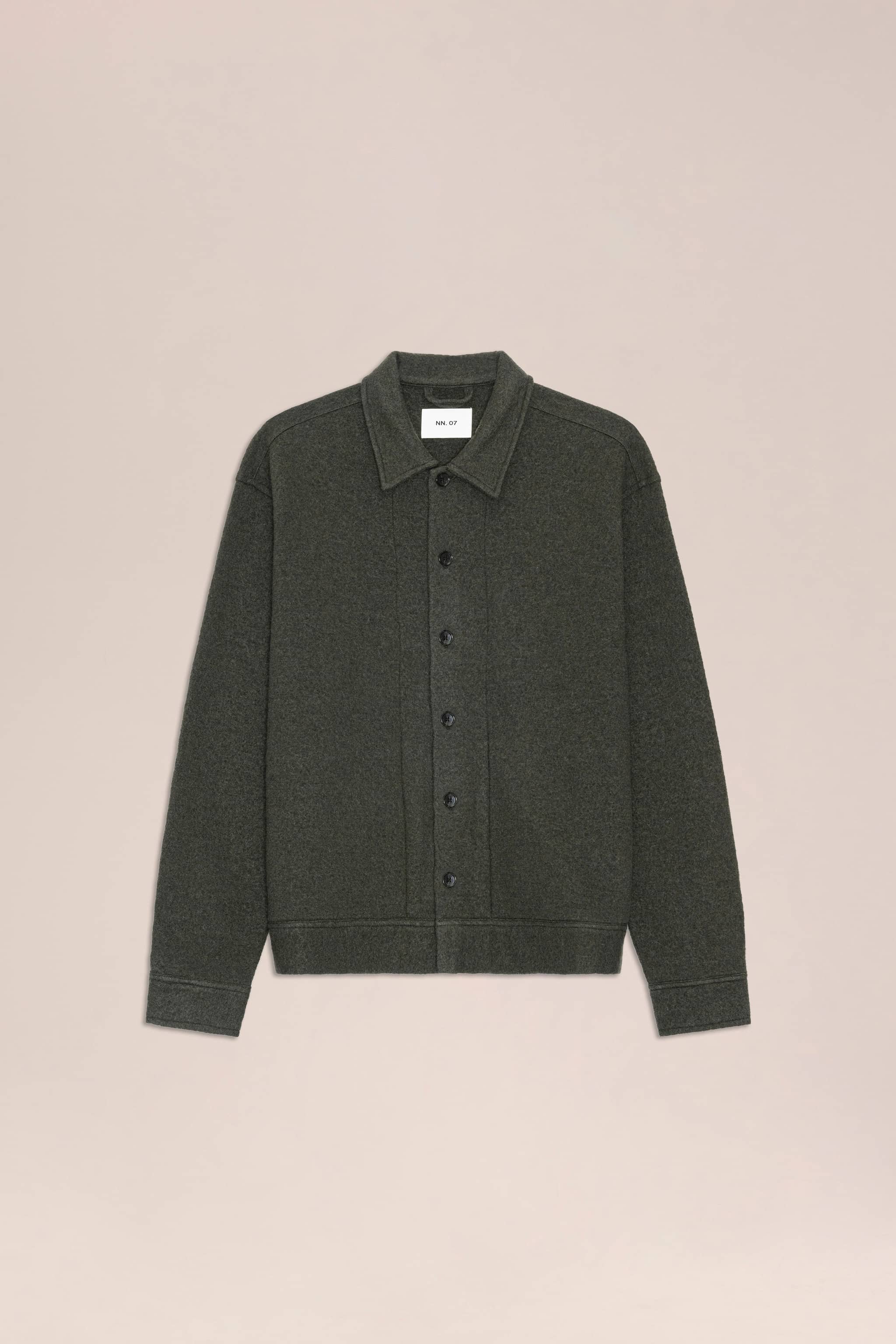 MEN'S WINDBLOCK MOLE YARN KNIT BLOUSON Men's Grey Knitted Wool